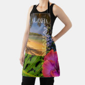 Anini Beach, Kauai Hawaiian Collage Schort (Insitu)