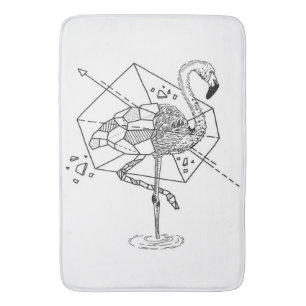 Aniometrie Flamingo Gifts Lover Flamingoliefhebb Badmat