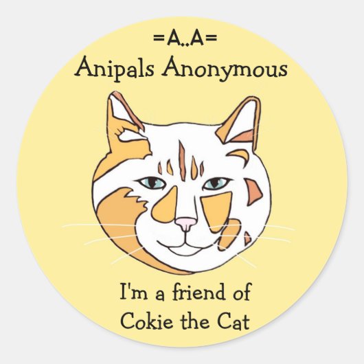 Anipals Anonymous Cokie Stickers (Voorkant)