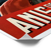 ANIS DE LA ASTURIANA Spanish Aniseed Liquor Old Poster (Hoek)