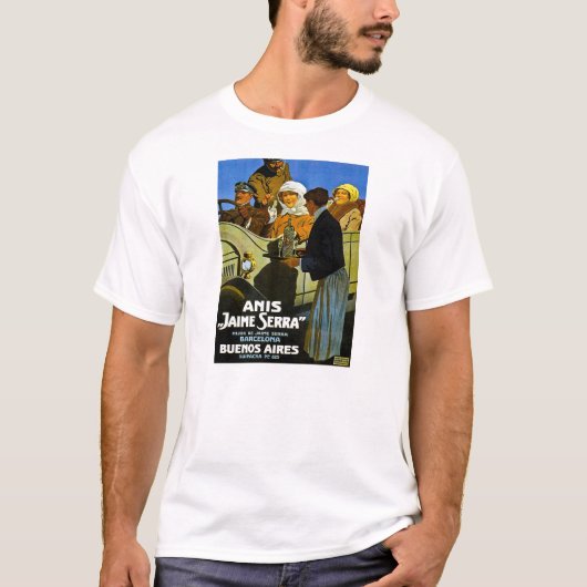 Anis Jaime Serra Buenos Aires - Vintage Ad T-shirt (Voorkant)