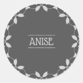 Anise Spice Jar Sticker Labels (Voorkant)