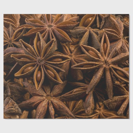 Anise Stars Pattern Cadeaupapier (Vlak)