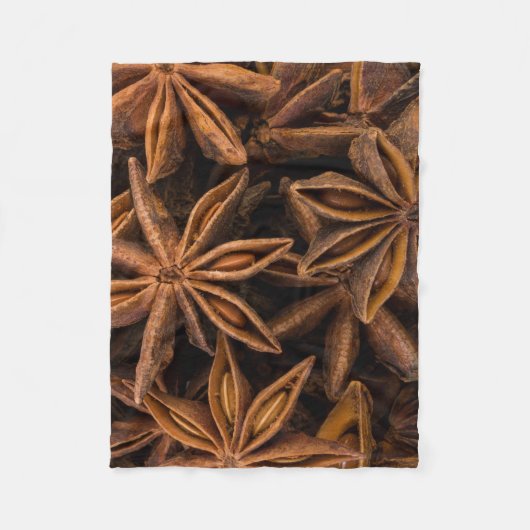 Anise Stars Pattern Fleece Deken (Voorkant)