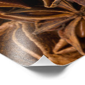 Anise Stars Pattern Foto Afdruk (Hoek)