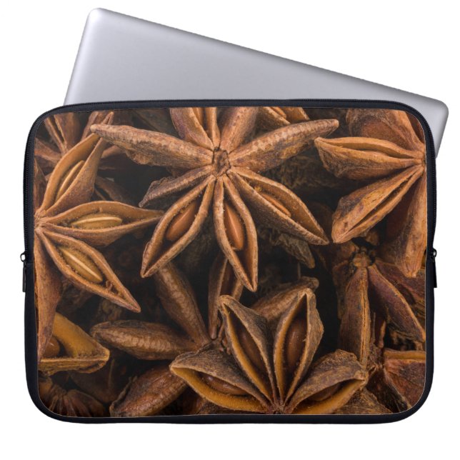 Anise Stars Pattern Laptop Sleeve (Voorkant)
