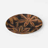Anise Stars Pattern Papieren Bordje (Gekanteld)