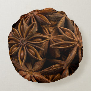 Anise Stars Pattern Rond Kussen
