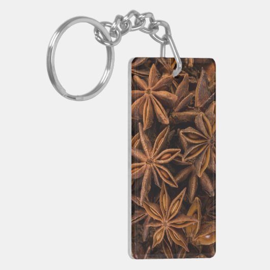 Anise Stars Pattern Sleutelhanger (Voorkant Links)