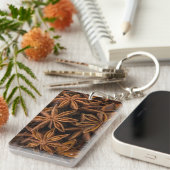 Anise Stars Pattern Sleutelhanger (Voorkant Rechts)