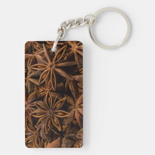 Anise Stars Pattern Sleutelhanger (achterkant)