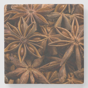 Anise Stars Pattern Stenen Onderzetter