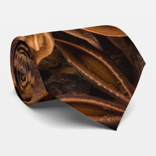 Anise Stars Pattern Stropdas (Opgerold)