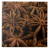Anise Stars Pattern Tegeltje (Voorkant)