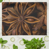 Anise Stars Pattern Theedoek (Gevouwen)