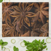 Anise Stars Pattern Theedoek (Gevouwen)