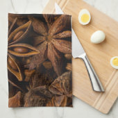 Anise Stars Pattern Theedoek (Quarter Fold)