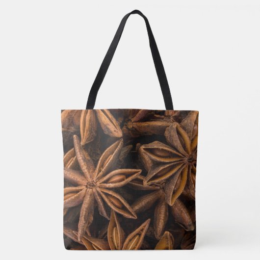 Anise Stars Pattern Tote Bag (Voorkant)