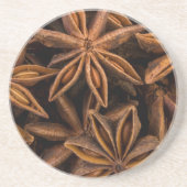 Anise Stars Pattern Zandsteen Onderzetter (Voorkant)