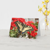 Anise Swallowtail Kaart (Gele Bloem)
