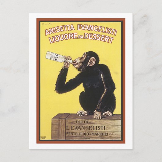 Anisetta Evangelisti Briefkaart (Voorkant)