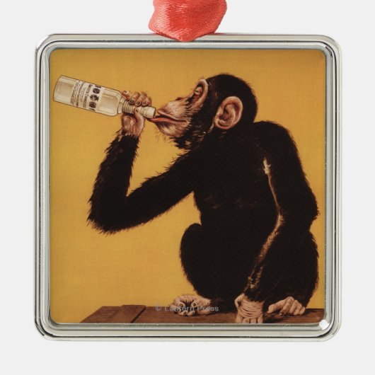 Anisetta Evangelisti Liquore da Dessert Metalen Ornament (Voorkant)