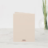 Anisette Red Holiday Folded Card Feestdagen Kaart (Achterkant)