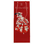 Anisette Red Wine Gift Bag Wijn Cadeautas (Achterkant)