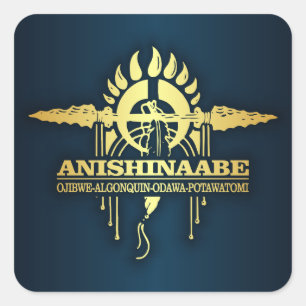 Anishinaabe 2 vierkante sticker