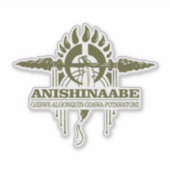 Anishinaabe 2o sticker (Voorkant)