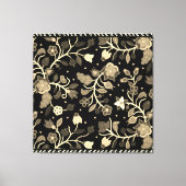 Anishinaabe Floral Beaded Applique Art Canvas Afdruk (Voorkant)