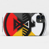Anishinaabe Four Directions iPhone case (Achterkant (horizontaal))