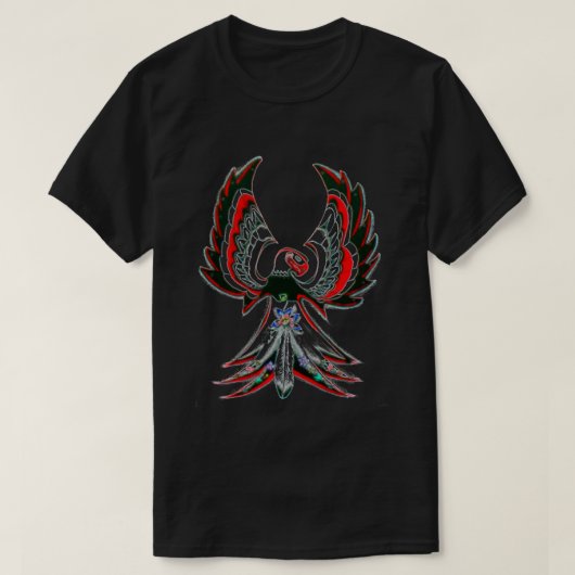 Anishinaabe Thunderbird Black T-shirt (Design voorkant)