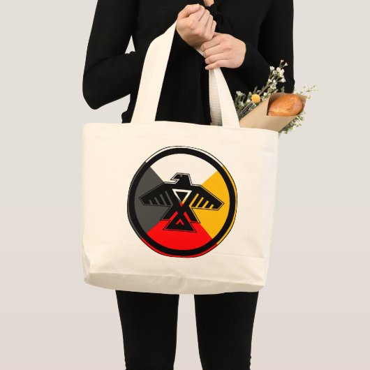 Anishinaabe Thunderbird Grote Tote Bag (Voorkant (product))