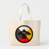 Anishinaabe Thunderbird Grote Tote Bag (Voorkant)