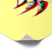 Anishinaabe Thunderbird Inspirerend Quote Poster (Hoek)