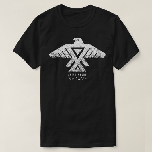 Anishinaabe Thunderbird Native American T-shirt (Design voorkant)