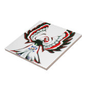 Anishinaabe Thunderbird Tegeltje (Zijkant)