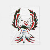 Anishinaabe Thunderbird Warm Cozy Fleece Blanket (Voorkant)