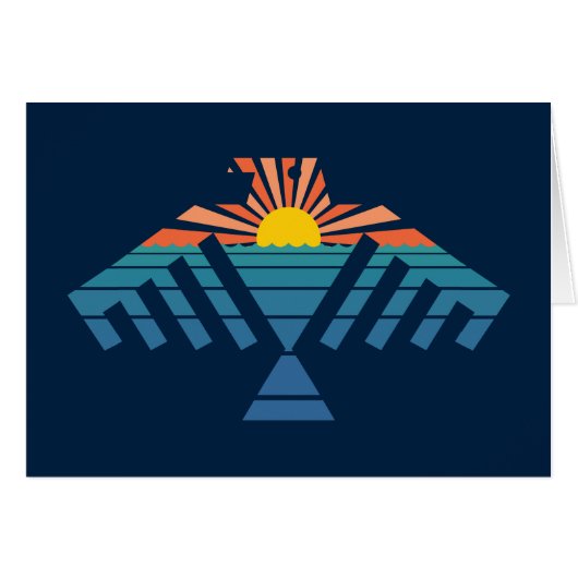 Anishinaabe zonsondergang (Voorkant Horizontaal)