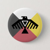 anishinabe ronde button 5,7 cm (Voorkant)