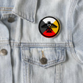 Anishinabek Dodem & 4 Richtingen Button (In situ)