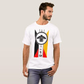 Anishinabek Dodem & 4 Richtingen T-Shirt (Voorkant volledig)