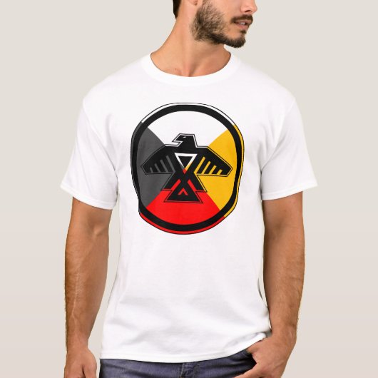 Anishinabek Dodem & 4 Richtingen T-Shirt (Voorkant)