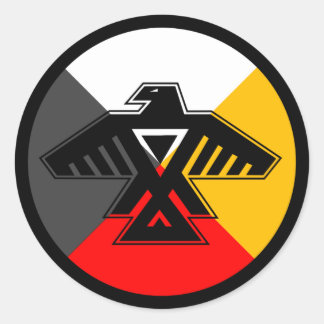 Anishinabek Dodem & 4 Routebeschrijving Sticker