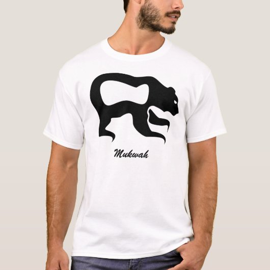 Anishinabek Dodem Mukwah T-Shirt (Voorkant)