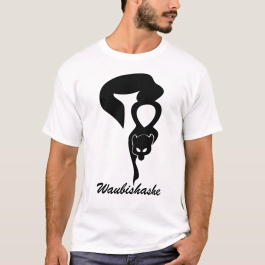 Anishinabek Dodem Waubishashe T-Shirt (Voorkant)