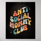 Anit Social MMammeclub Retro Poster (Voorkant)