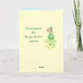 Anita Bunny Blank Full-Color Kaart Verticaal (Achterkant)