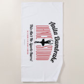 Anita Dambrake Dansstudio Strandlaken (Voorkant)